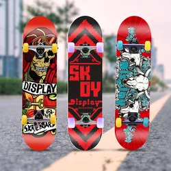 Yohi 2021 Mini Cruiser Skateboard Complete Nickel Board For Teens Adults Boys Girls Kids Beginners Skateboard Set Complete