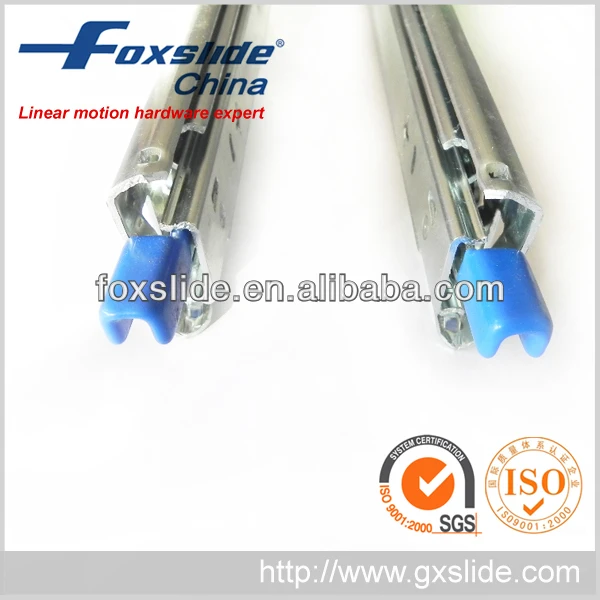 Foxslide heavy duty table drawer slide rail 1000mm lock in and out for mechanical devices