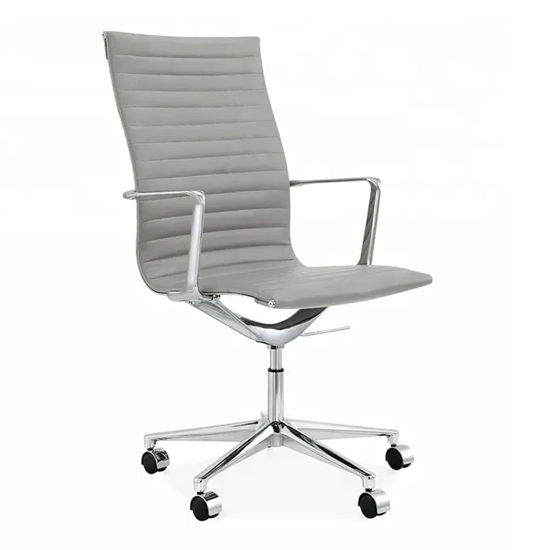 Executive Soft Pad Boss Leather Modern Swivel Economic Relaxing Home Leather Office Chair