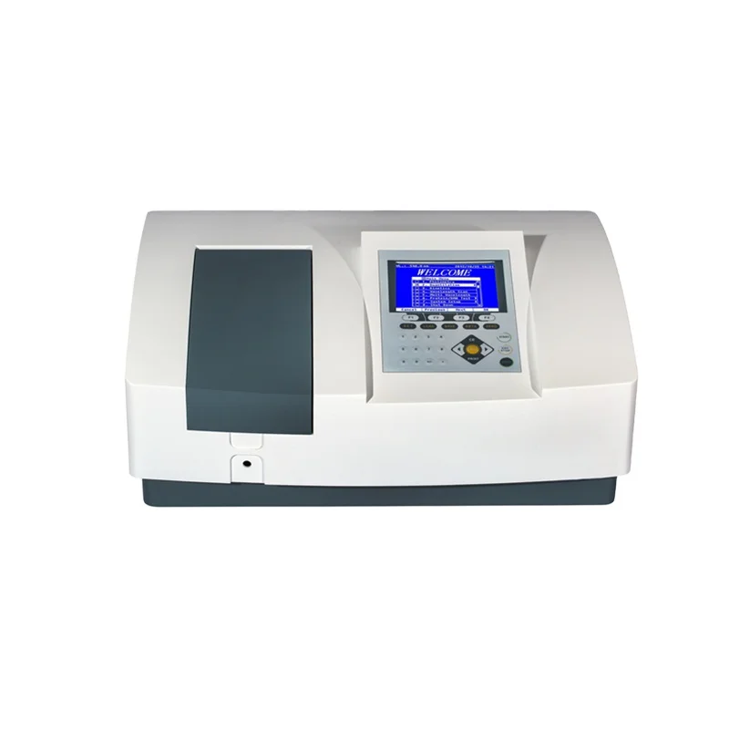 UV1901 Lab Automatic control optical system Double Beam data color uv vis spectrophotometer with advanced circuit tt&c system