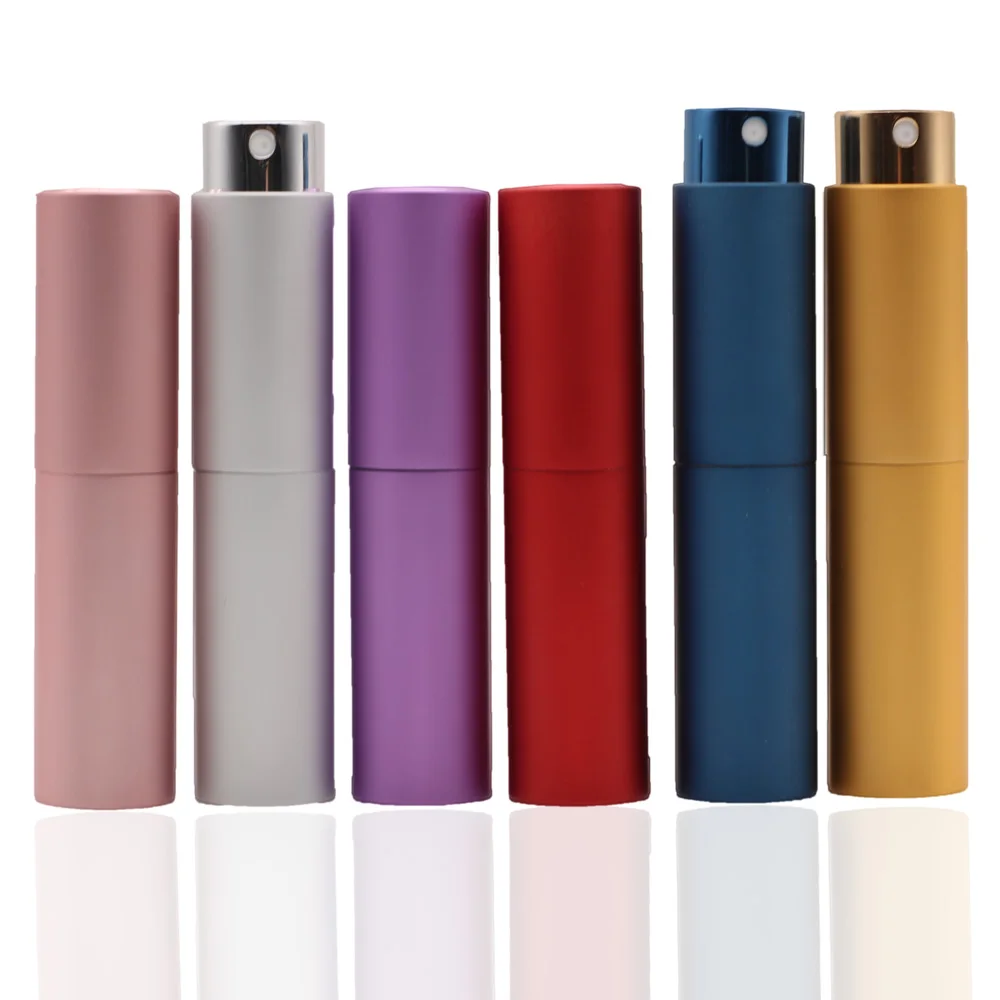 8ml 10ml Travel Mini Portable Size Parfum Spray Atomiser Container Twist Refillable Cologne Perfume Atomizer Bottles