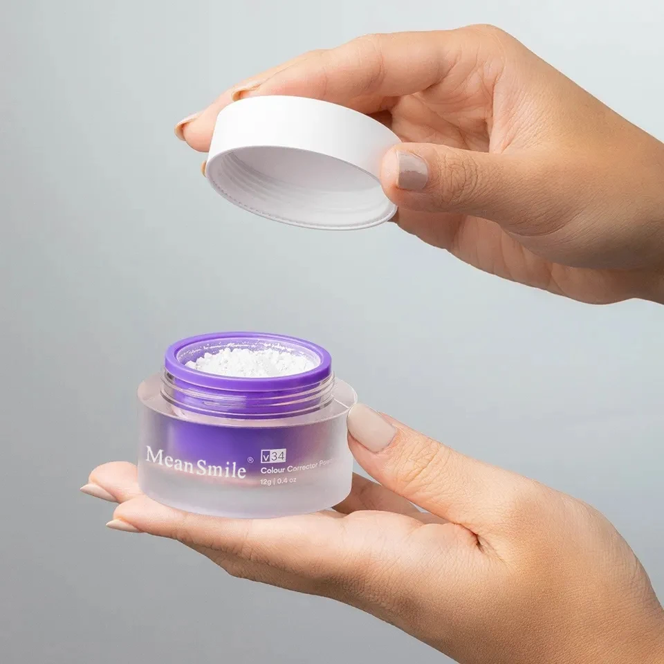 2024  MeanSmile Fast Teeth Whitener Restores Your Gleaming White Smile V34 Teeth Whitening Powder 10 Min Non-Sensitive