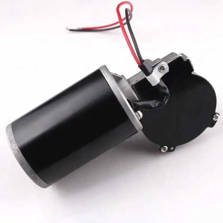 High Torque Low Noise Low Rpm High Quality Micro Waterproof 12v 24v Dc Worm Gear Motor