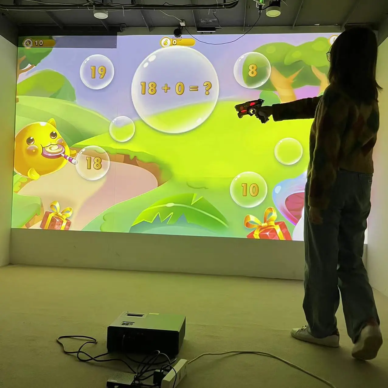 Original Factory Wall Screen 3d Projection Full Color Interactive Dance For Weddings LED Floor Mat