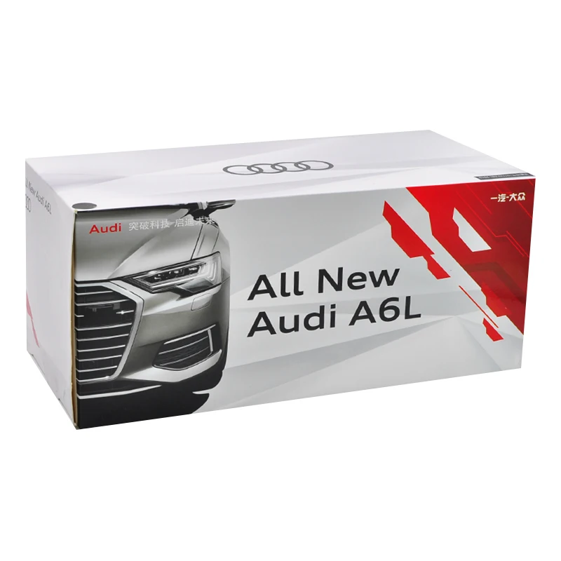 Zhengfeng 1/18 Original Factory Diecast Alloy Model Car  AUDI A6L 2019 for Gift and Collection