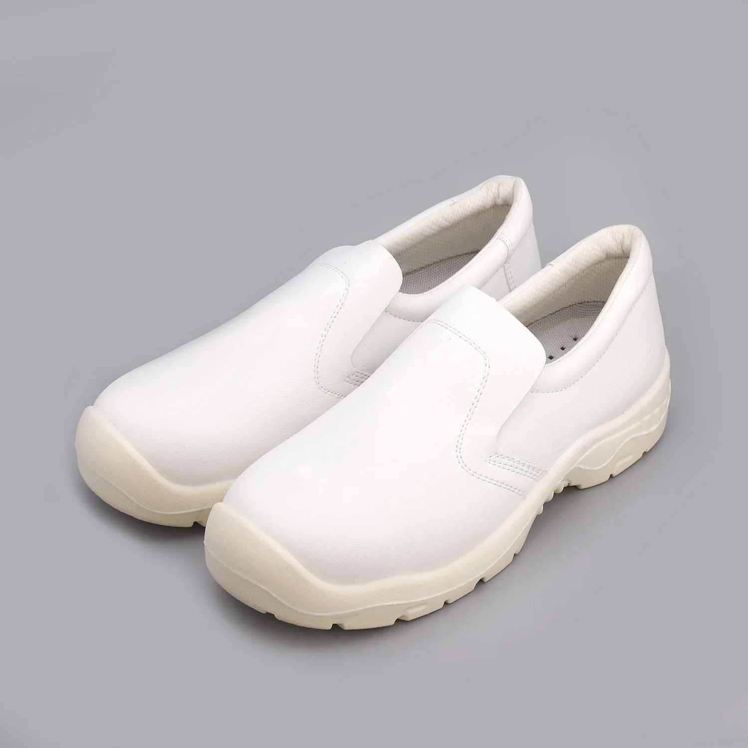 White Anti-static chemical lab hospital safety shoes food industry work shoes lightweight protective shoes