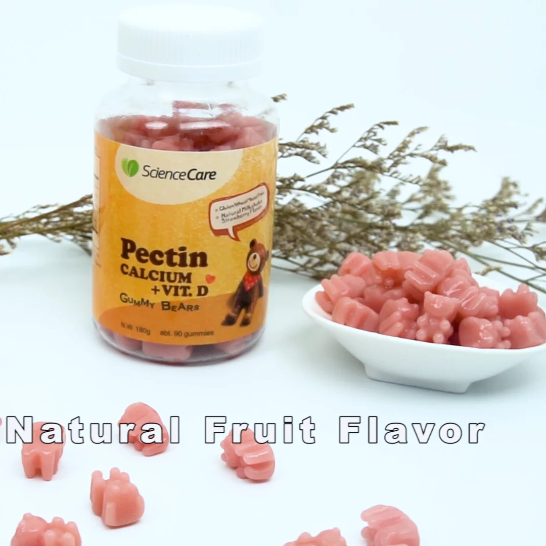 YICHAO OEM Kids vitamin Calcium Plus VD Gummies vitamin candy dietary supplement