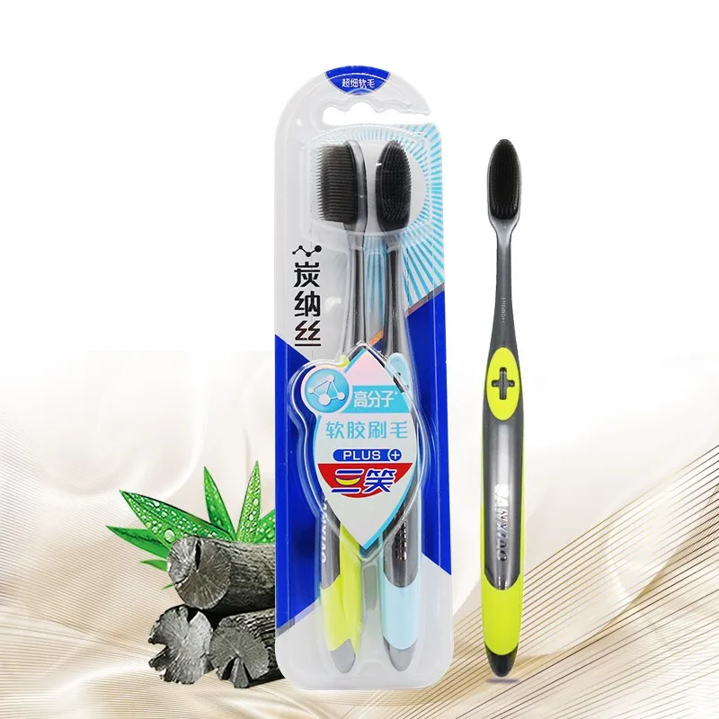 Полостью рта sanxiao оптовая продажа новых видов ручек подходит зубов и щетина зубные щетки с мягкой щетиной для зубной щетки с углерода щетиной 2 предмета в комплекте