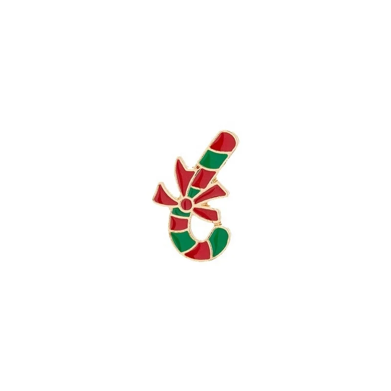 Wholesale High Quality Christmas Styles Cartoon Tree Socks Red Metal Lapel Pins