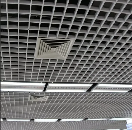 china manufacturer aluminum grate open cell/grid ceiling false cell ceiling title for designer
