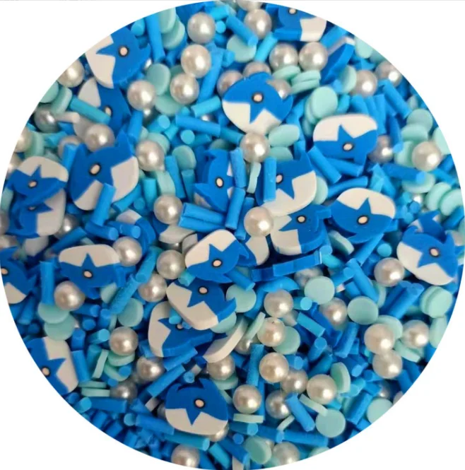 Polymer Clay Slices Christmas Themed Clay Sprinkles for Slime DIY Accessories Jewelry Making Toys