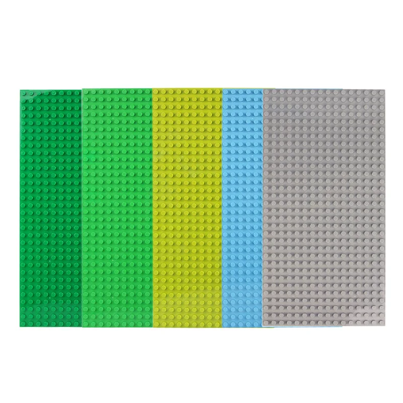 Classic Building Blocks Base Plate16*32 Big Block Dots 51*25.5cm Rounded corner Baseplates Accessory Construction Kit for Kids