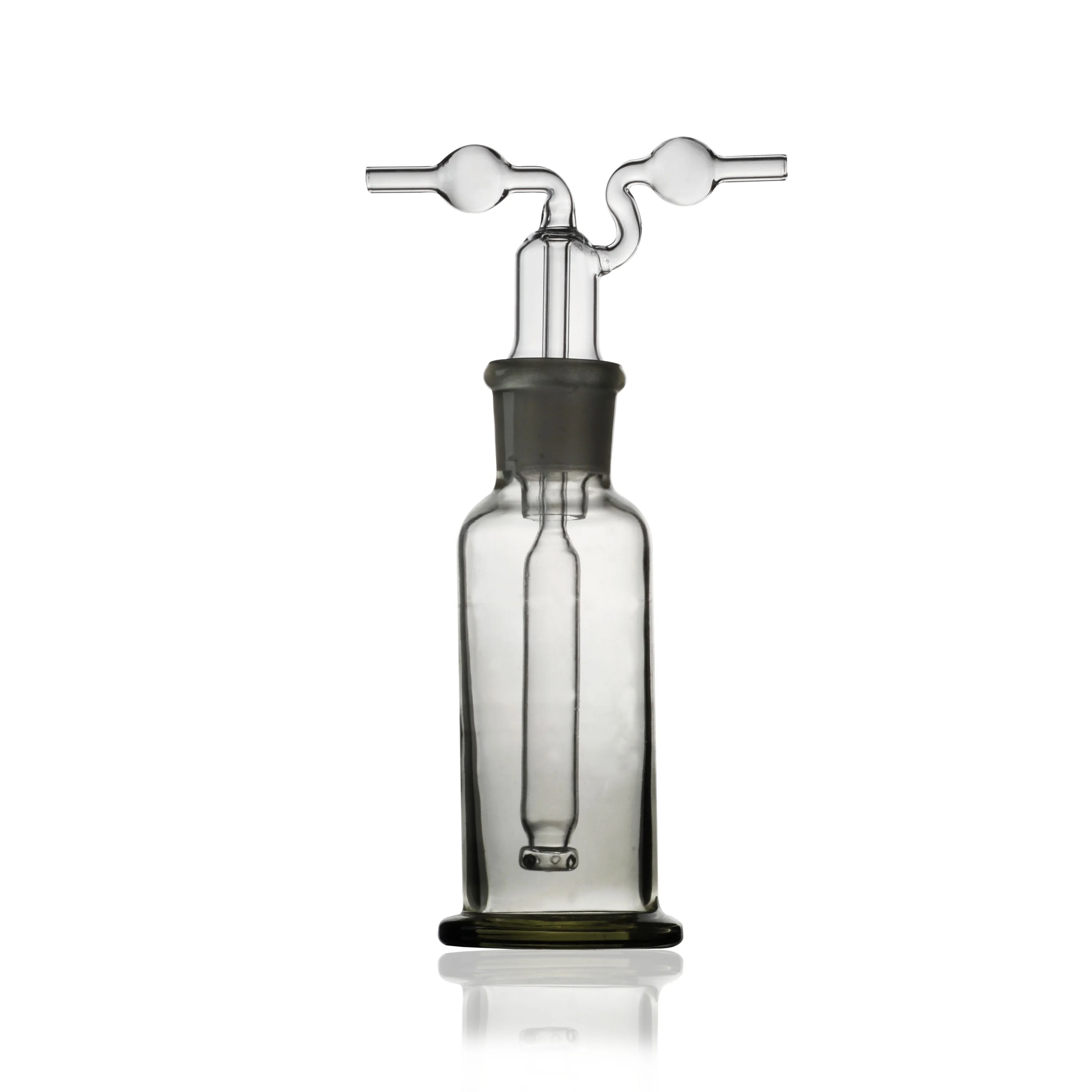 Laboratory Glassware Chemical Laboratory Equipment Porous Gas Washing Bottle