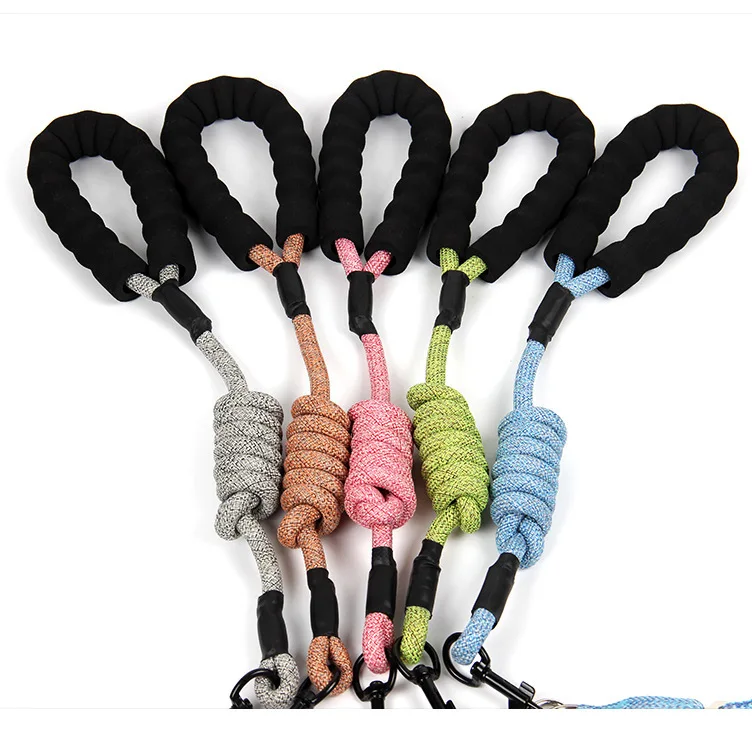 New Invention Products Strong Anti-Slip Grip Dog Leash Training Running Durable Pet Leash with Easy to Use Collar Hook