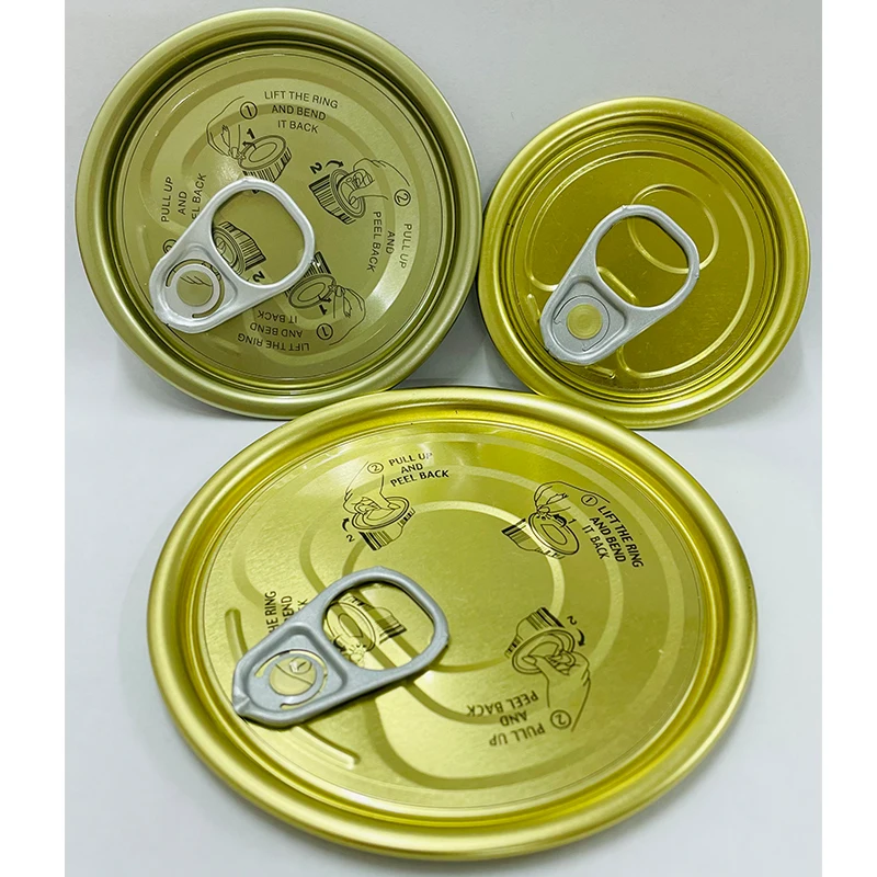 High Quality Custom Wholesale Air Tight Grade Round Tin Can Organic Food Canned