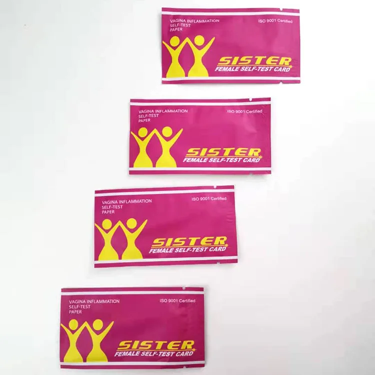 Best Seller Individually Wrapped Vagina PH Test Strips Vagina Inflammation Self Test Card