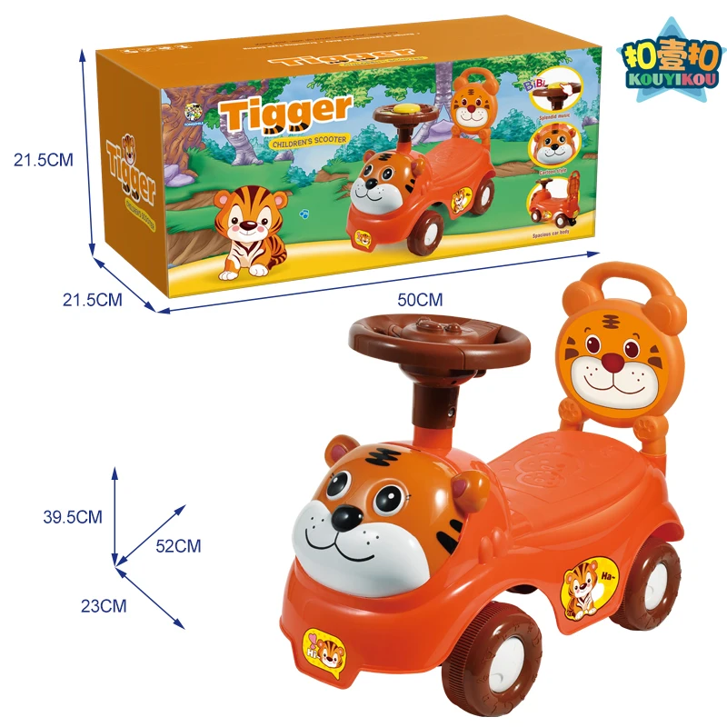 2023 Cartoon Toy Cars For Kids to Drive Steering Wheel Ride On Baby Car Baby Walker Ride On Car Toys Kids