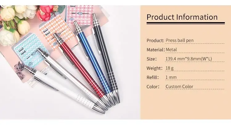 Cheap metal stylus pen automatic ball pen making machine pens with custom logo promotional
