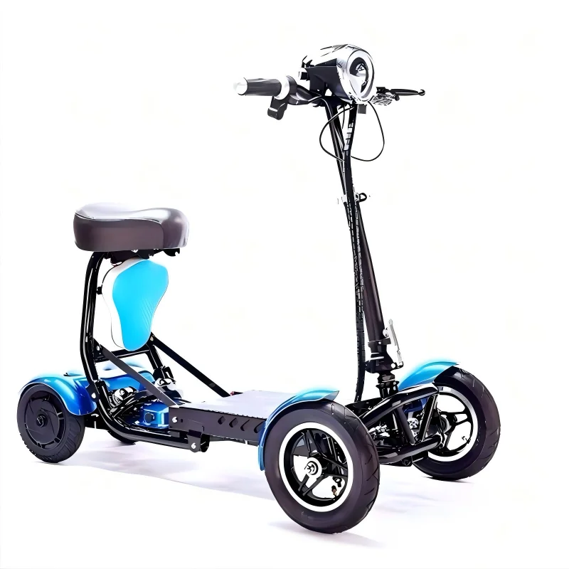 Portable Elderly Electric Bicycle 60v Lithium Battery Scooter Tricycle Rickshaw Foldable Adult Car for Cargo Use Easy Charging