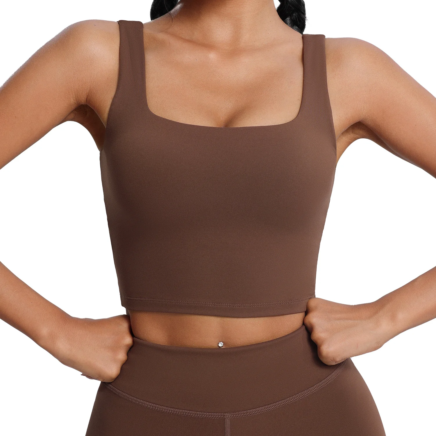 Custom Lulu High-End Quick Dry Sports Bra Soft Workout Tops Women Gym Fitness Yoga Skin- friendly Spandex Fabric Plus Size