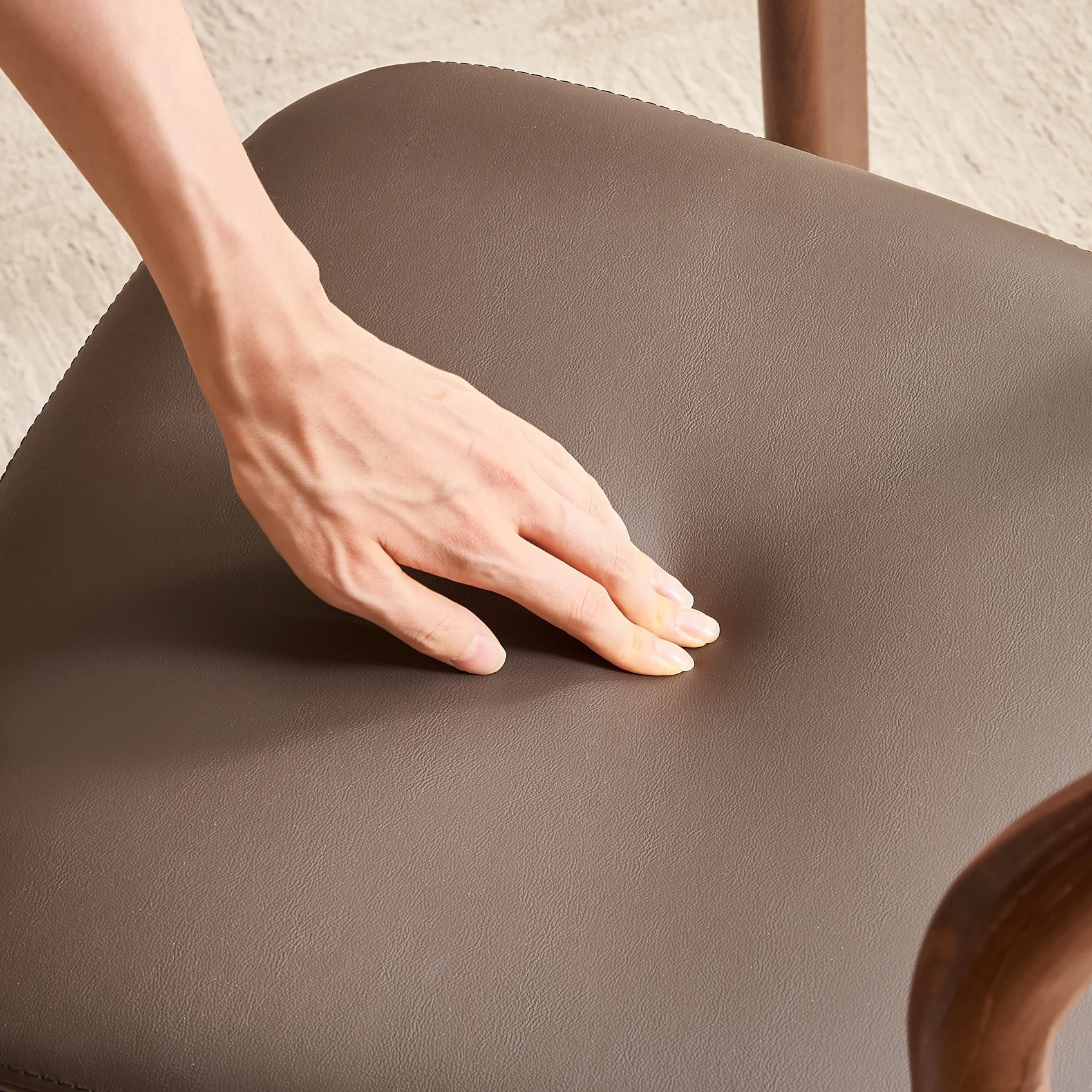 M1121 solid black walnut wood antique dining chair for dining room