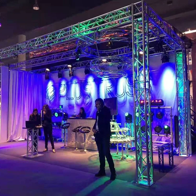 Truss Display Stage Aluminum Lighting Assembly Parts 290x290x2500mm G34