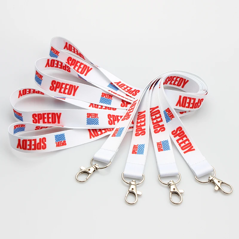 Custom Logo Keychain Lanyard Neck Strap Aviations Gifts Polyester Lanyard Logo Nylon Lanyards Automotive Insurance End Users