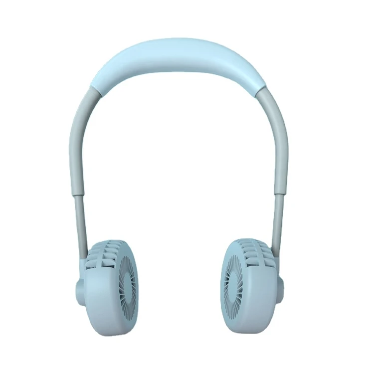 Rechargeable Hands-free Usb Hanging Neck Fan Portable Mini Fan With Cooling Fans