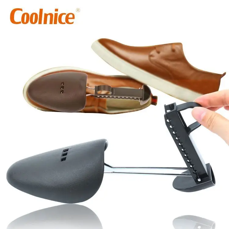 Practical Plastic Adjustable Length Boot Holder Organizers Men Shoe Tree Stretcher