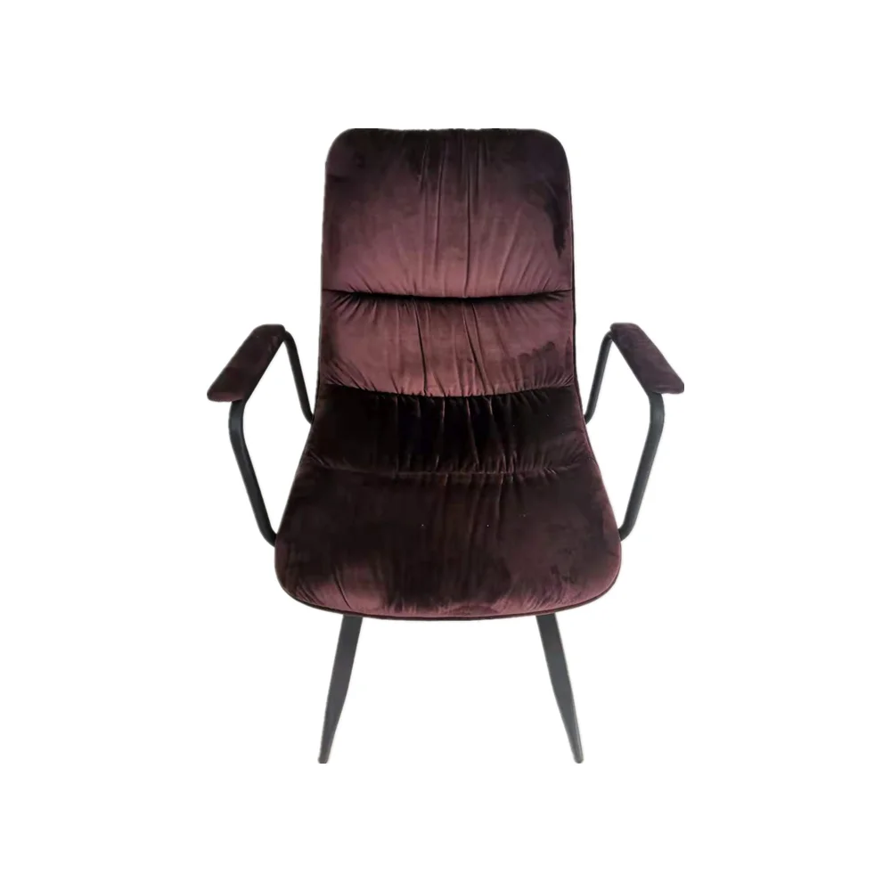 
Wholesale Customized Good Quality Upholstered Metal Dining Chairs 