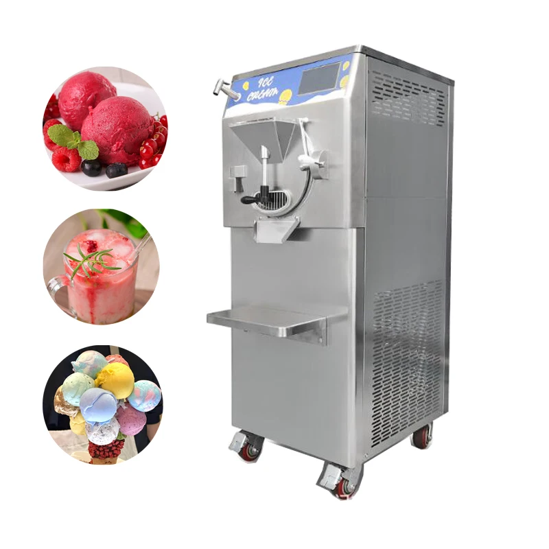 100 л/ч машина для мороженого Gelato итальянская производства жесткого с 5-дюймовым сенсорным экраном