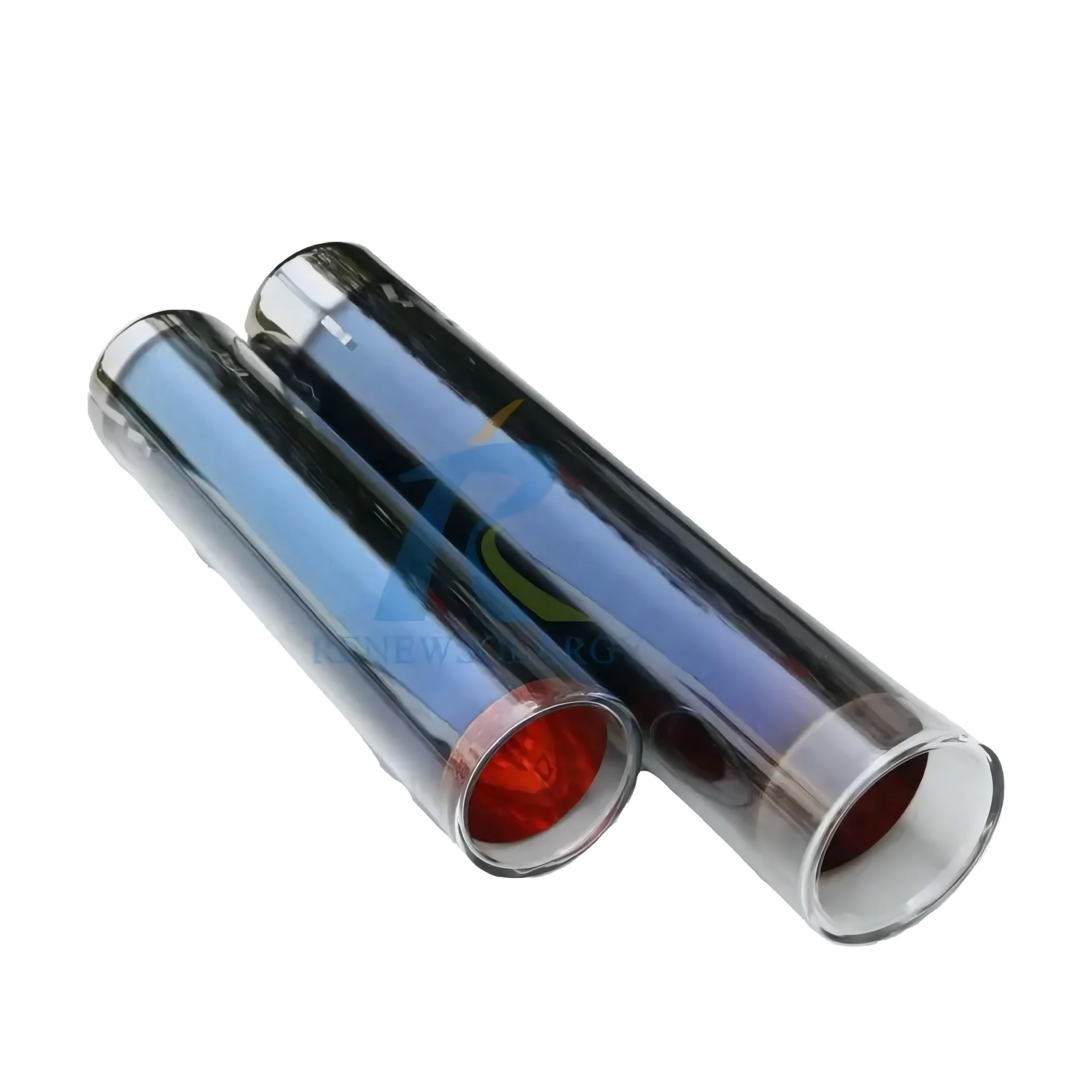 Solar vacuum tube, all aluminum finned copper heat pipe, solar energy