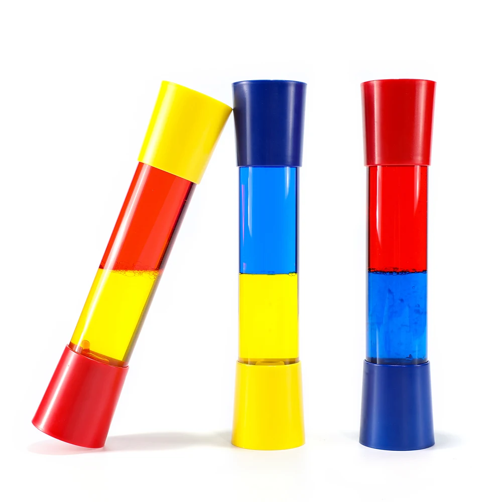 Home Crafts Sensory Tubes Liquid Hourglass Ornaments Oil Drop Hourglass Decoration Creative Liquid Motion Timer