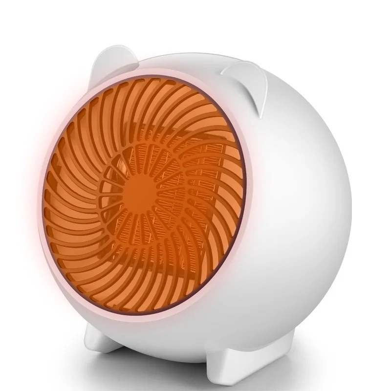 US JP Price Auto Oscillating Winter Room Easy Home Electric Small Portable Household Office Desk PTC Ceramic Mini Fan Heater
