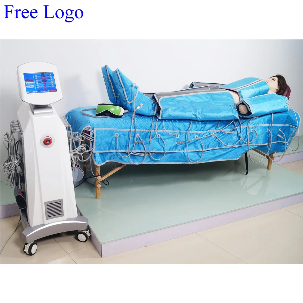 Hot Selling 3 In 1 Far Infrared Pressotherapy Ems Pressotherapy Drainage Body Slimming Fat Reduction Machine For Home