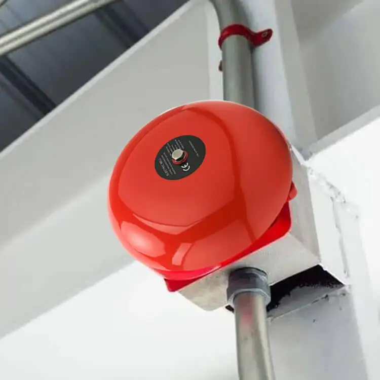24V electric 8 Inch Bell Indoor or Outdoor Automatic Waterproof Fire Alarm Bell for Fire Alarm System