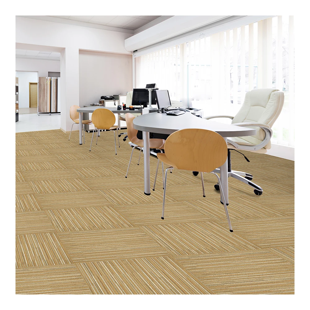 Kaili 2024 Commercial Hotel Carpet Tiles Stain-Resistant Nylon Square Carpet Tiles Office Manufacturer Carpet Tiles