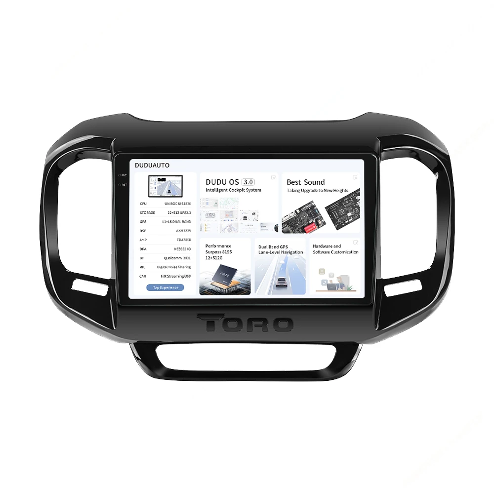 DUDUAUTO DUDU7 A7870 Intelligent Car System Car Android Radio Auto Carplay GPS DSP BT For FIAT Toro 2017-2020