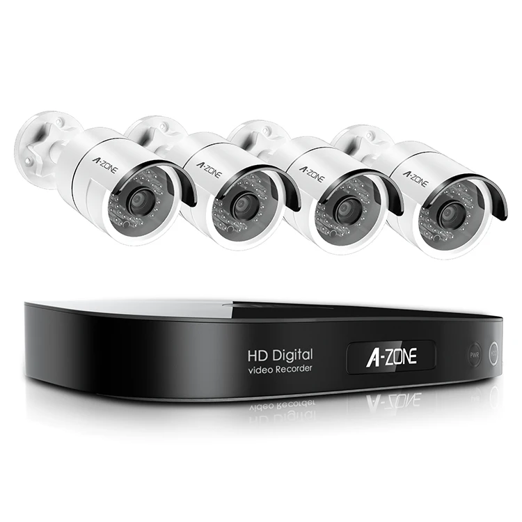 Tollar HD H. 265 1080P 8ch CVI Kit Bullet Cameras 8Ch DVR Combo CCTV Camera Kit