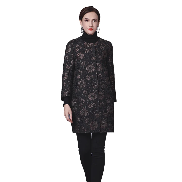 New Arrival Italy  printed embroidered clothes coats for ladies women