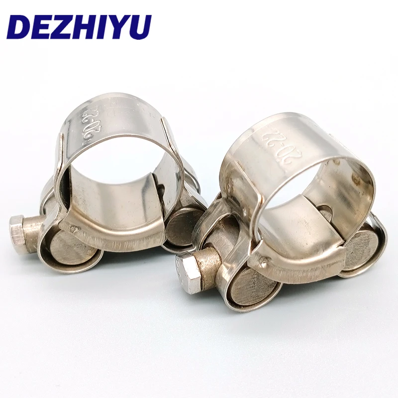 High quality 201 304 stainless steel European type clamp strong clamp single head hose clamp