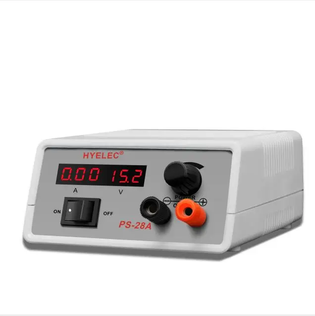 DC Power Supply Adjustable with Adjustable voltage 1.5V~15V , 2Amp output current regulated small bench power supply