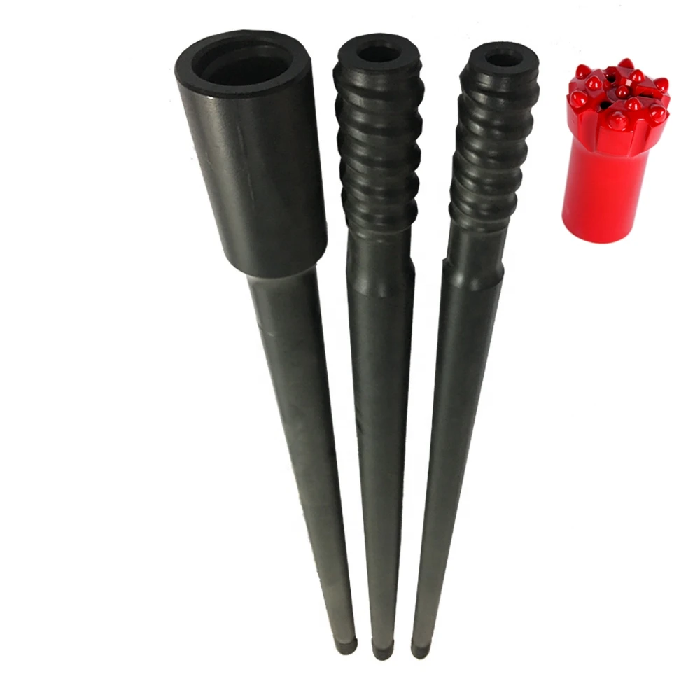 High Quality Thread Drill Rods Deep Hole Drill Head Underground Drilling
