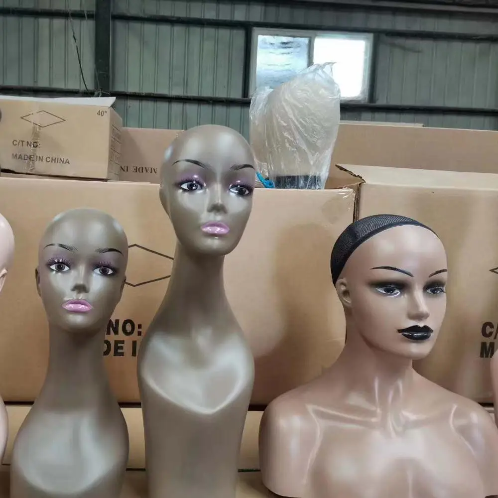 Wholesale African American Female Wig Stand Mannequin Head