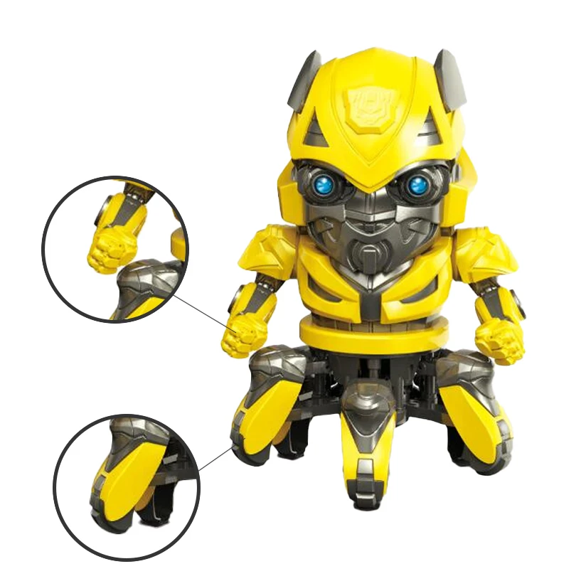 New Style Electric Dance Robot Toy Dancing Bumble-Bee With Light And Music Smart Robot Toys Children Party Gifts