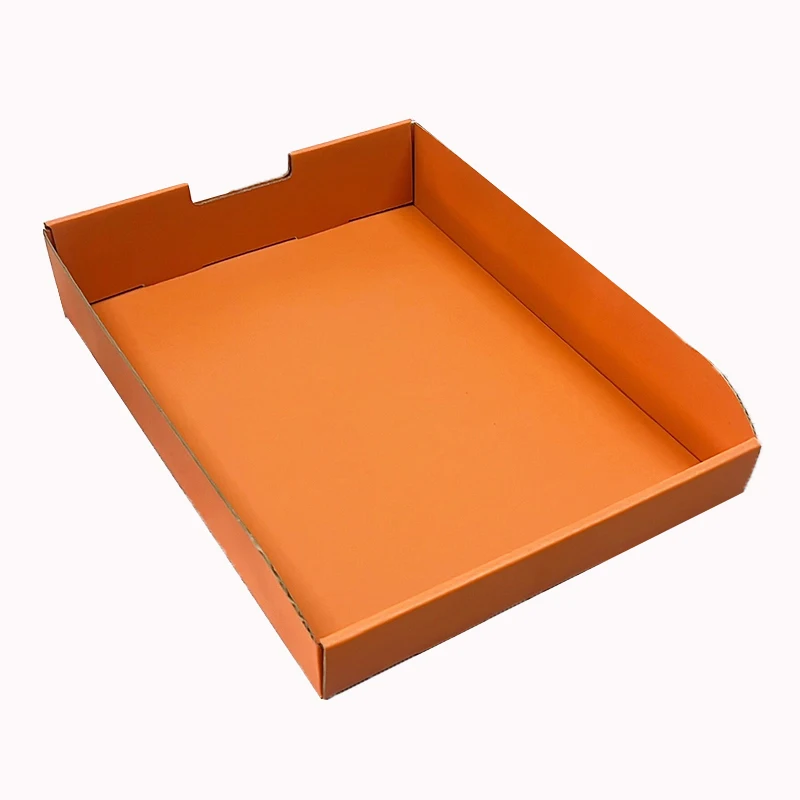 Recycling Open Top Corrugated  Display Box  Cardboard Corrugated Boxes For Stacking Books