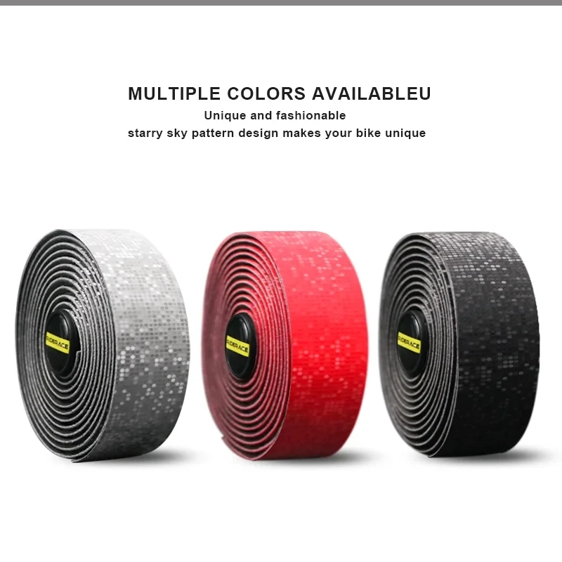 RIDERACE Bike Handlebar Tapes Breathable  Shockproof Road Bicycle Handle Bar Tape Straps Racing Fixed Gear Belt Cycling Parts