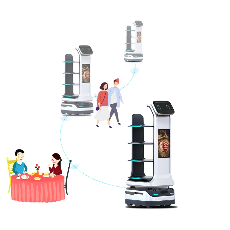 New Type Flexible Autonomous Delivery Remote Control Delivery Robot