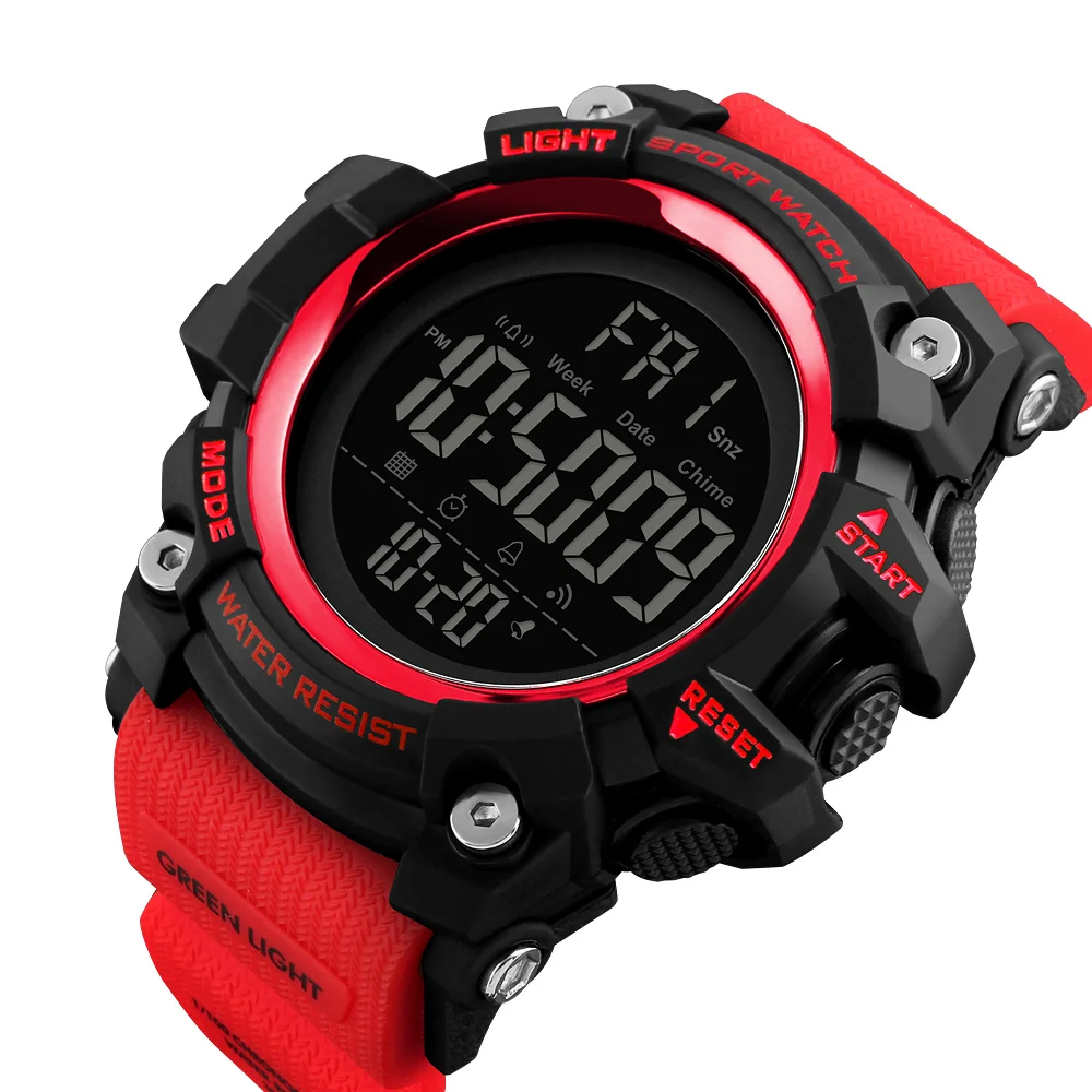 factory wholesale price chronograph  waterproof custom brand digital watch sport wrist men watch