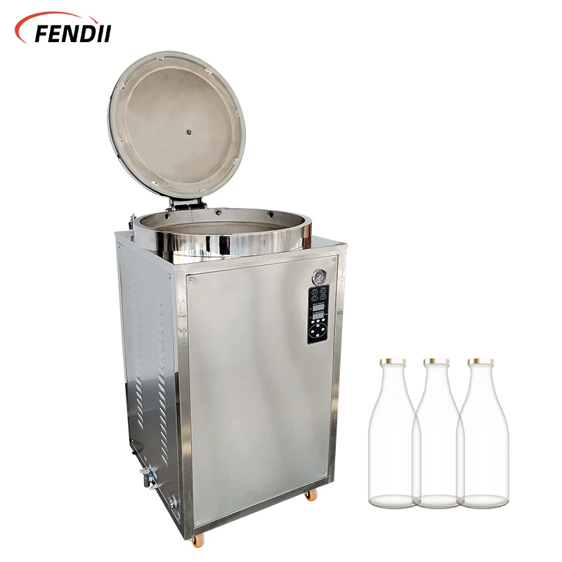 Automatic Autoclave Medical Waste food mushroom substrate Autoclave steam sterilizer 200L With Price